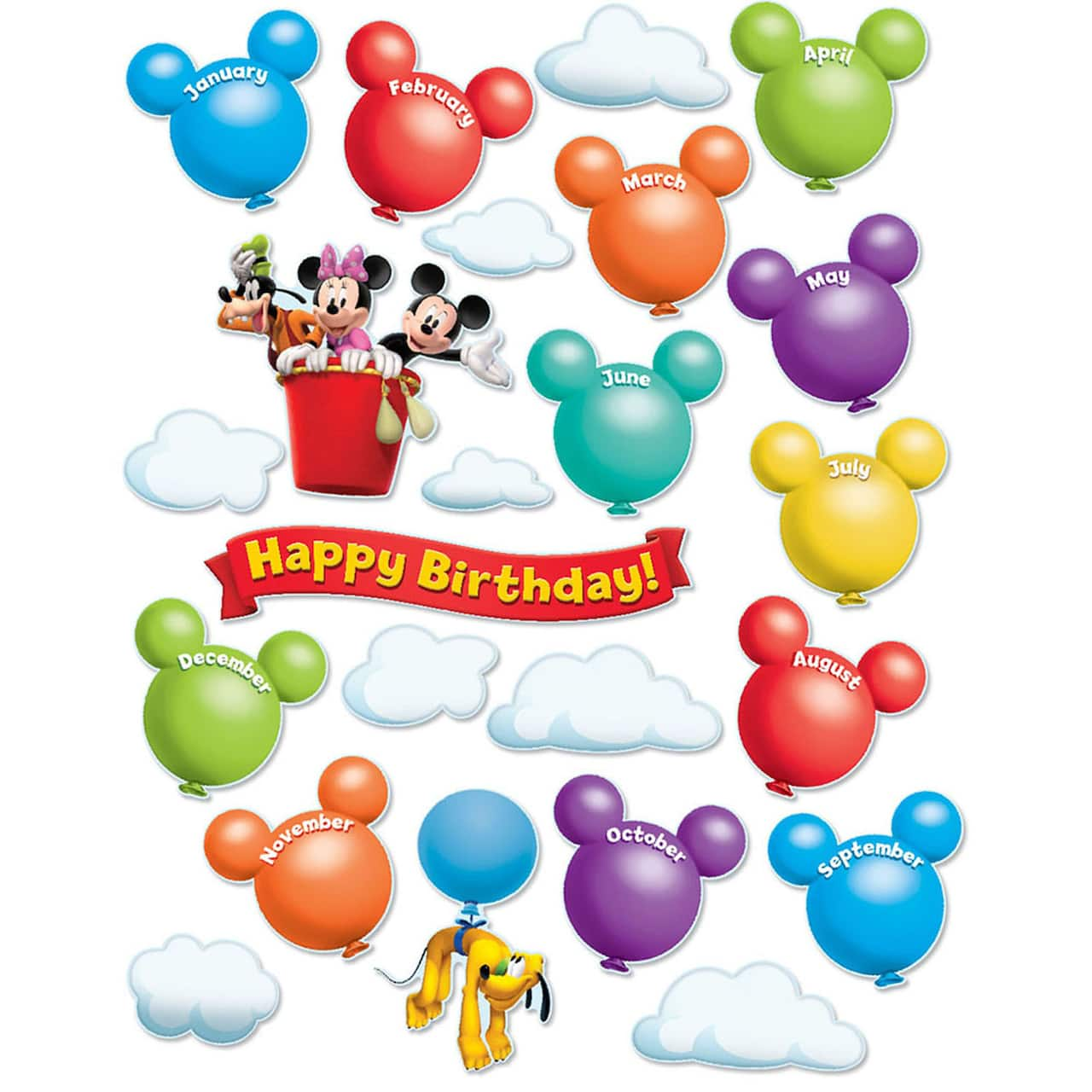 Eureka&#xAE; Mickey Mouse Clubhouse&#xAE; Birthday Bulletin Board Set